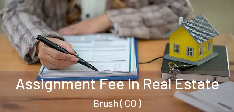  Assignment Fee In Real Estate Brush ( CO )