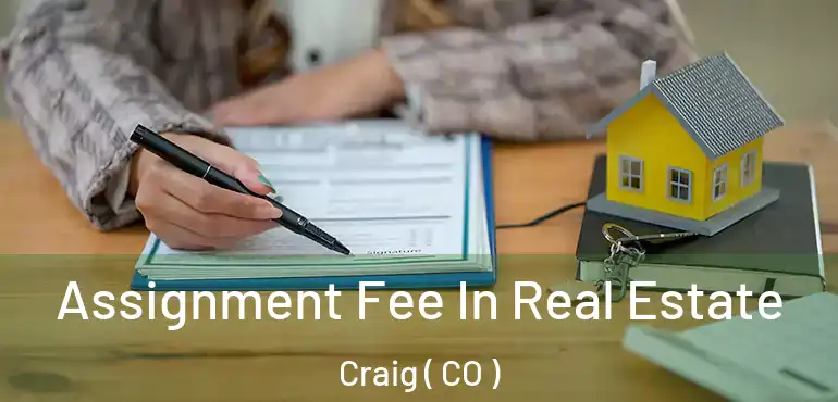  Assignment Fee In Real Estate Craig ( CO )