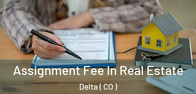  Assignment Fee In Real Estate Delta ( CO )