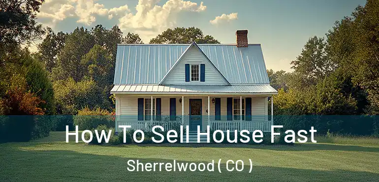  How To Sell House Fast Sherrelwood ( CO )
