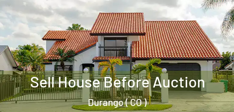  Sell House Before Auction Durango ( CO )