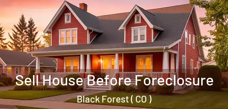  Sell House Before Foreclosure Black Forest ( CO )