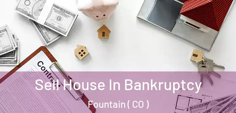  Sell House In Bankruptcy Fountain ( CO )