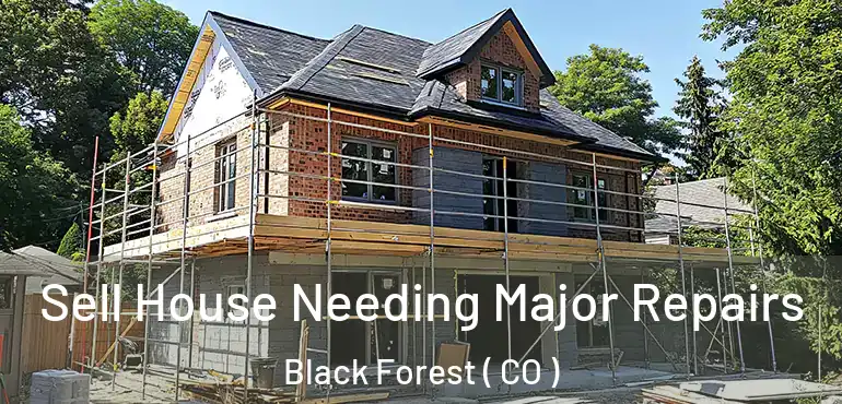  Sell House Needing Major Repairs Black Forest ( CO )