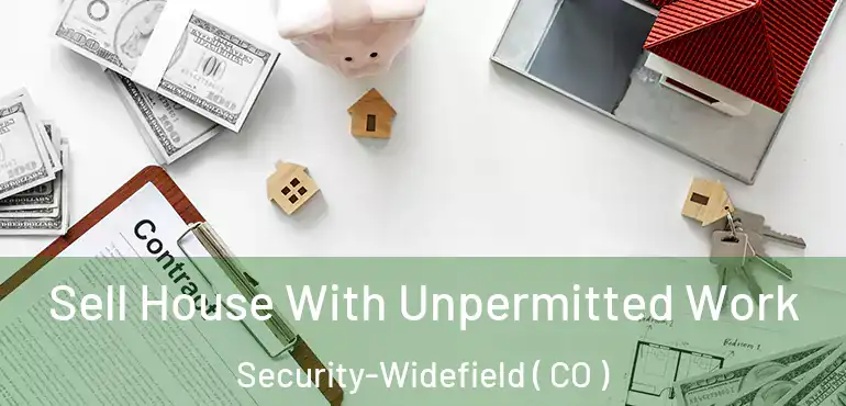  Sell House With Unpermitted Work Security-Widefield ( CO )