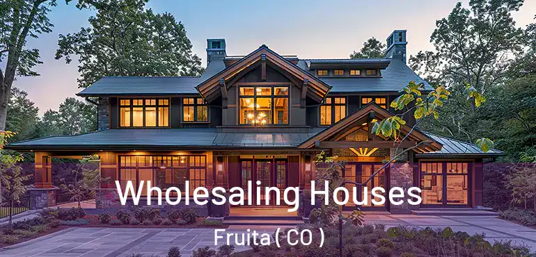  Wholesaling Houses Fruita ( CO )