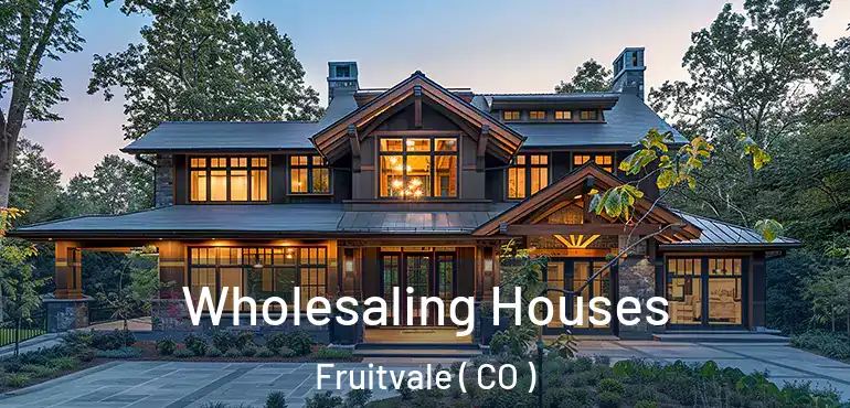  Wholesaling Houses Fruitvale ( CO )