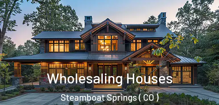  Wholesaling Houses Steamboat Springs ( CO )