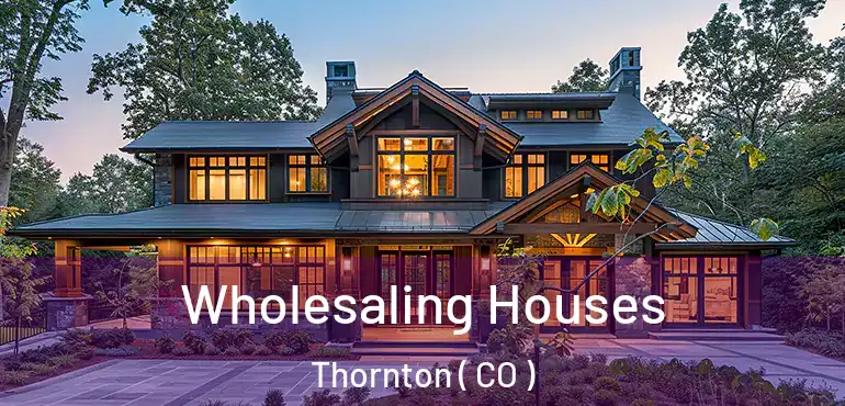  Wholesaling Houses Thornton ( CO )